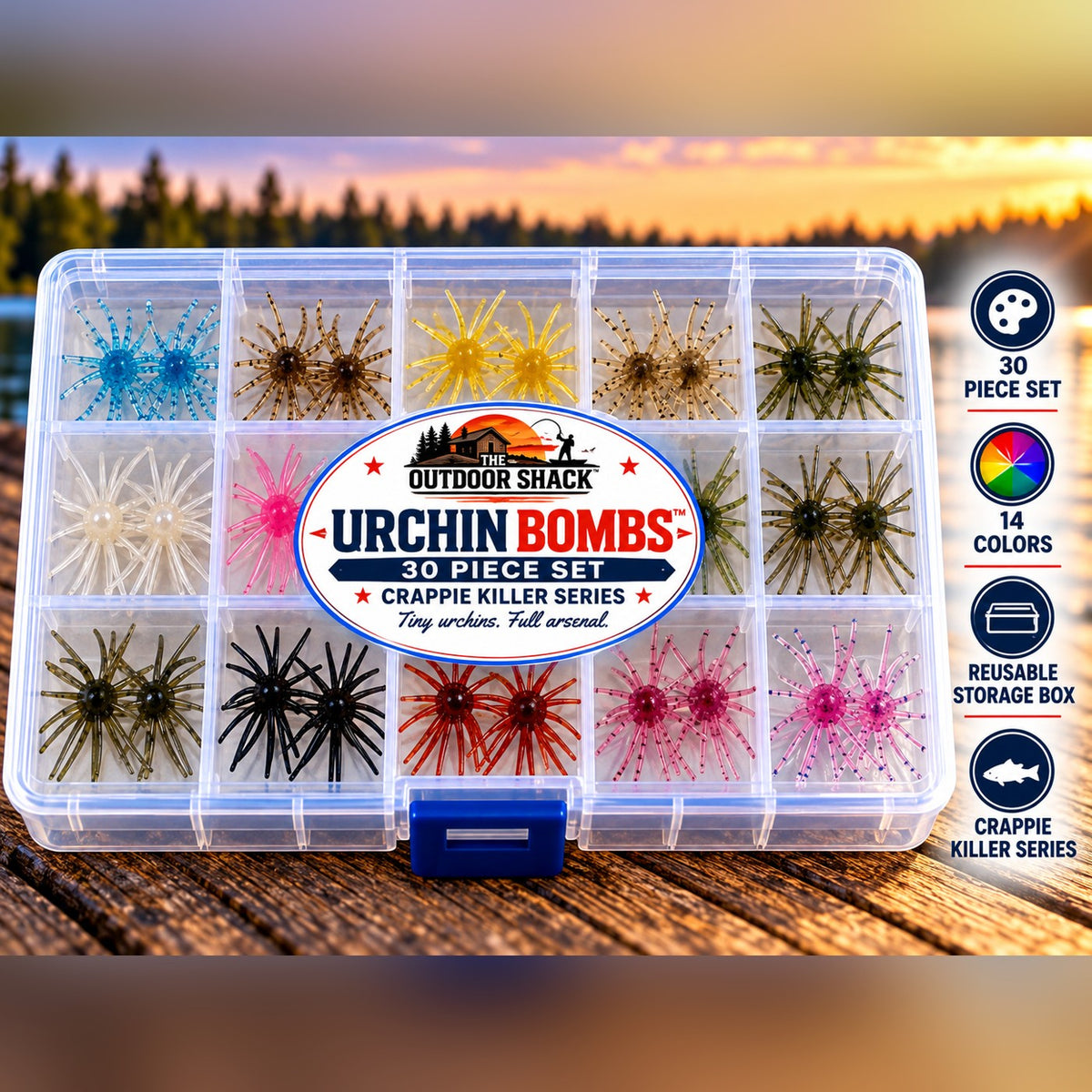 Outdoor Shack Premium Crappie Jig Kit