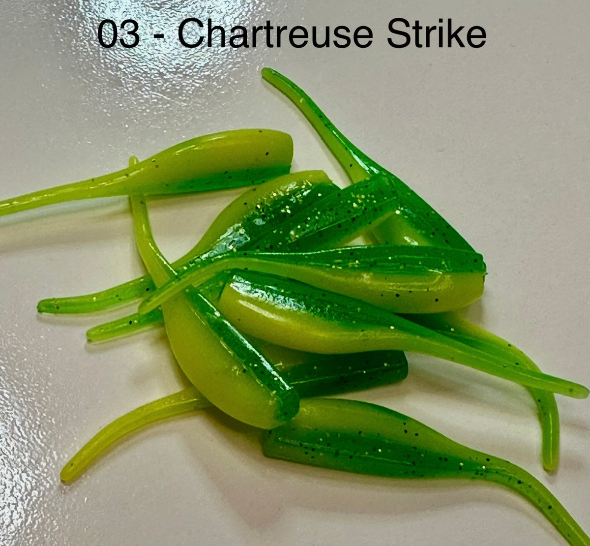 Bobbie Garland Style Crappie Baits 10 Pack Pick Your Color Soft Plastic Grubs