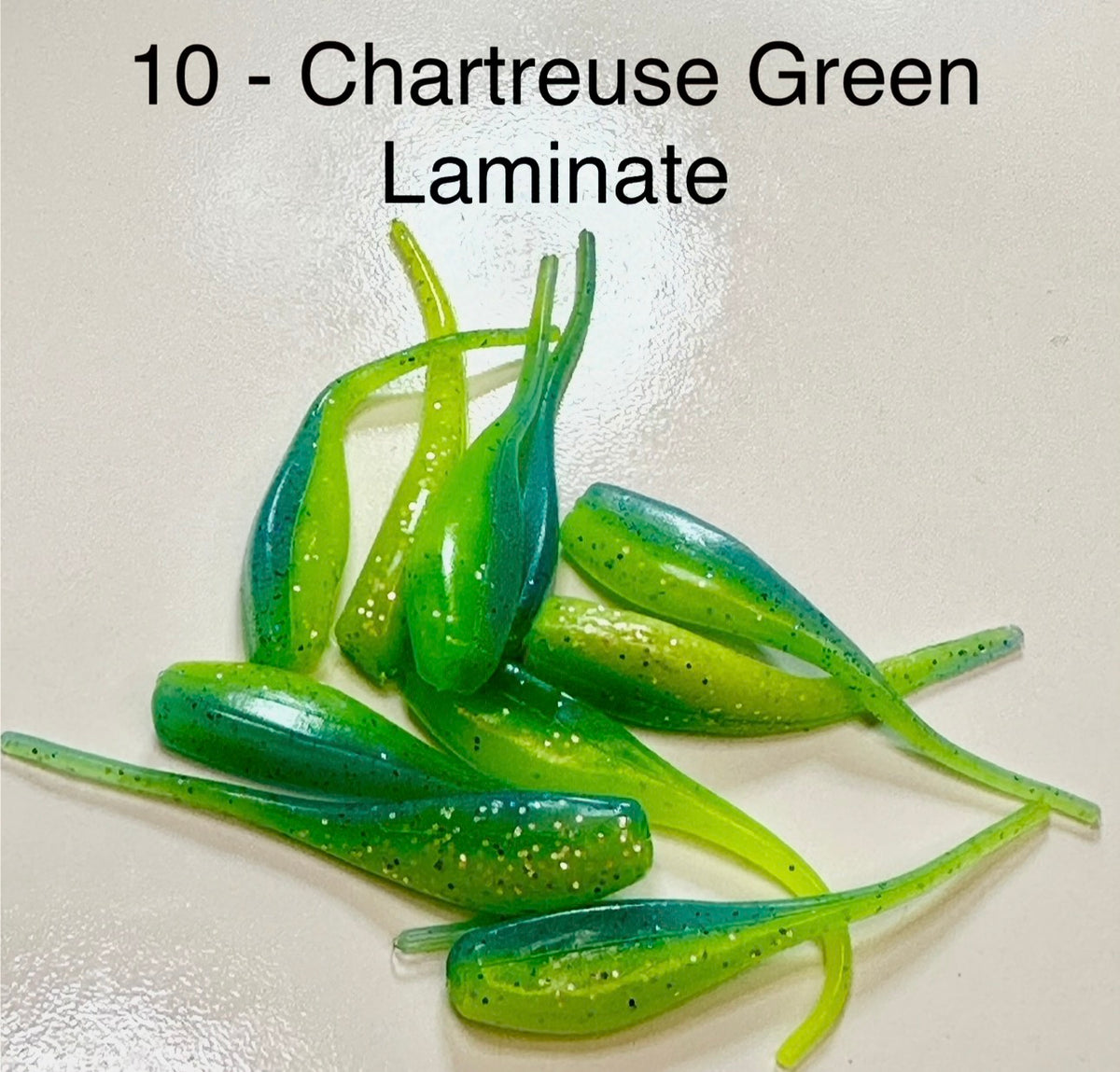 Bobbie Garland Style Crappie Baits 10 Pack Pick Your Color Soft Plastic Grubs