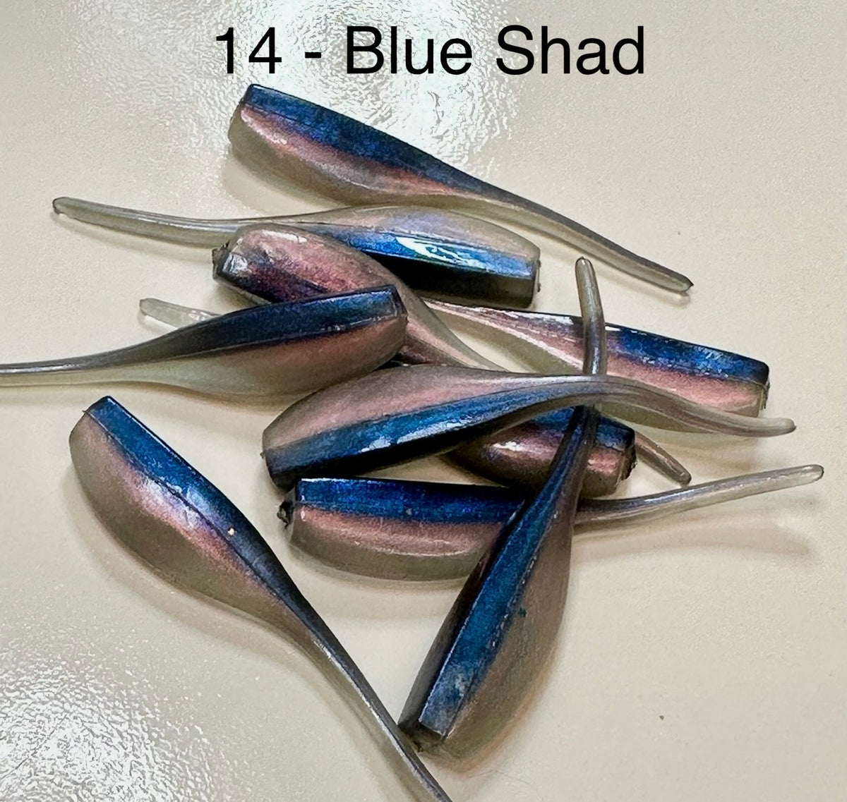 Bobbie Garland Style Crappie Baits 10 Pack Pick Your Color Soft Plastic Grubs