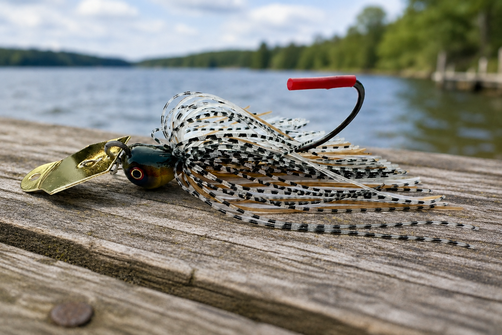 Vibrating Jig Screaming Thunderbird Bass Lure .65oz  Multiple Colors