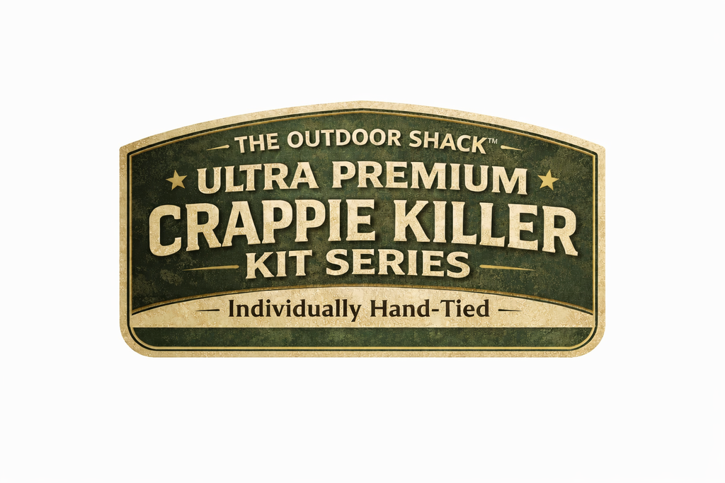 Outdoor Shack™ Premium Crappie Jig Kit 10pc Hand-Tied 1/16 oz Assorted - Panfish