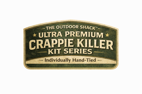 Outdoor Shack™ Premium Crappie Jig Kit 10pc Hand-Tied 1/16 oz Assorted - Panfish