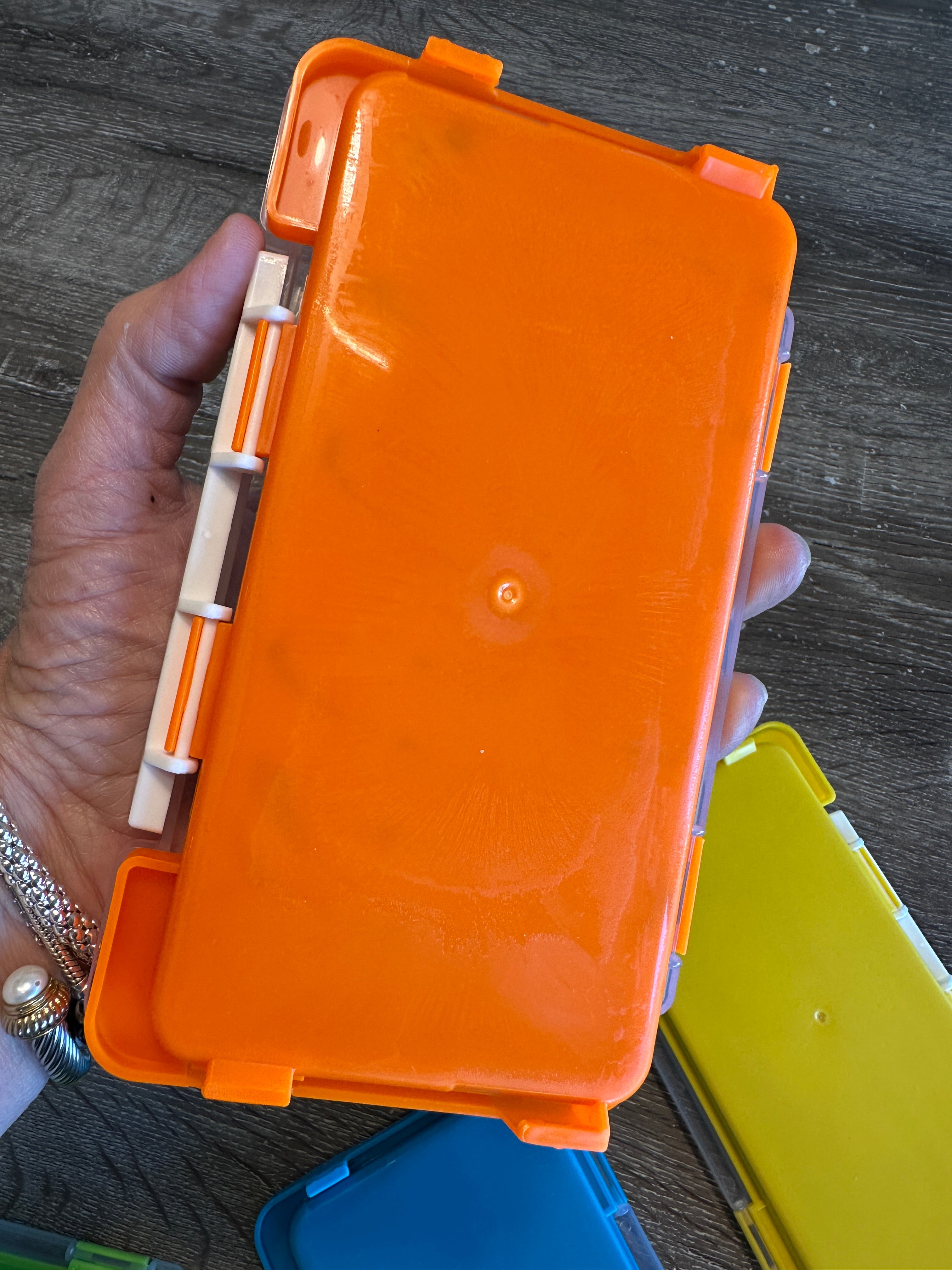 Fly Fishing Jig Box w/ Slit Foam Insert Double Sided Tackle Box 4 Colors NEW