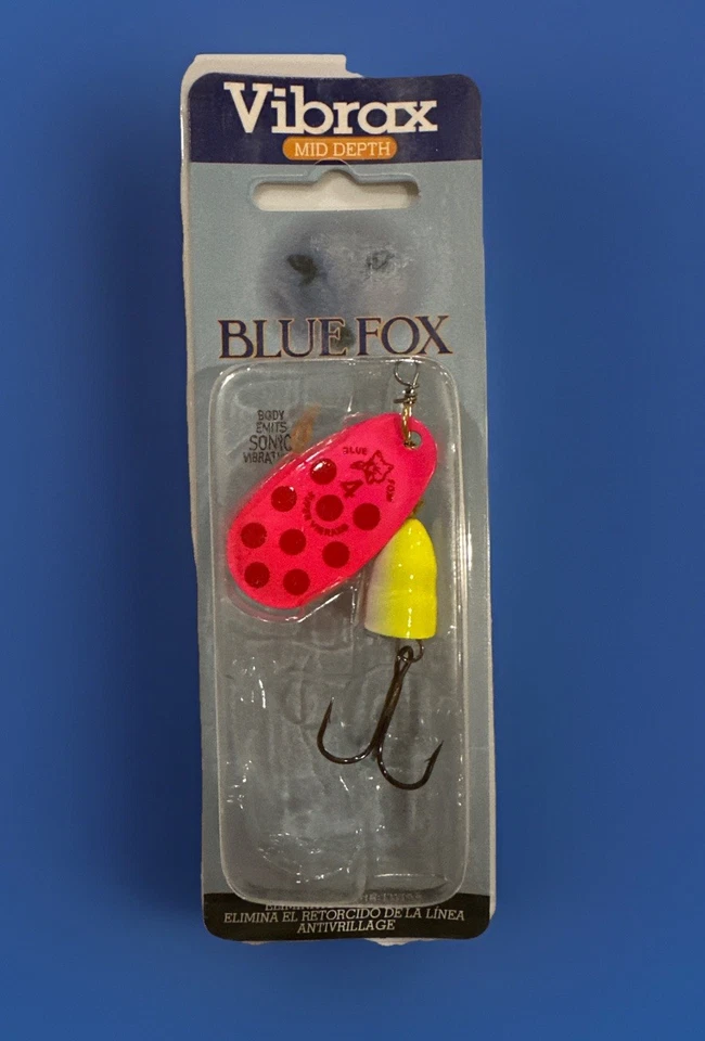 Blue Fox Vibrax Spinner 3 Pack-Size 4 “Aggressive Dirty Water”Kit - Bass /Trout