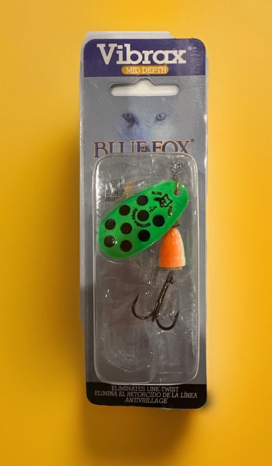 Blue Fox Vibrax Spinner 3 Pack Size 4 Mid Depth “Confidence Pack” Trout / Bass