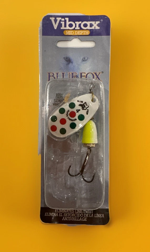 Blue Fox Vibrax Spinner 3 Pack Size 4 Mid Depth “Confidence Pack” Trout / Bass