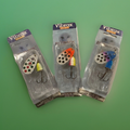 Blue Fox Vibrax Spinner 3 Pack Size 4 “Mixed Conditions Colors” Kit Trout / Bass