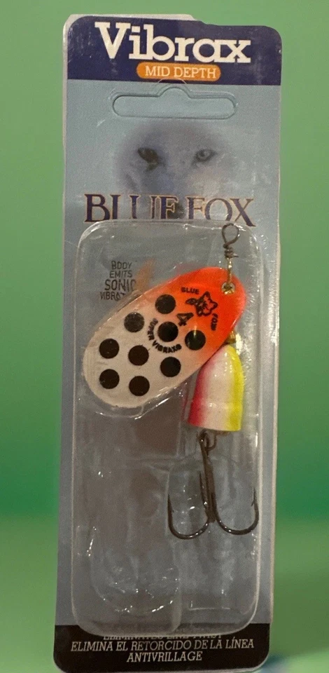 Blue Fox Vibrax Spinner 3 Pack Size 4 “Mixed Conditions Colors” Kit Trout / Bass