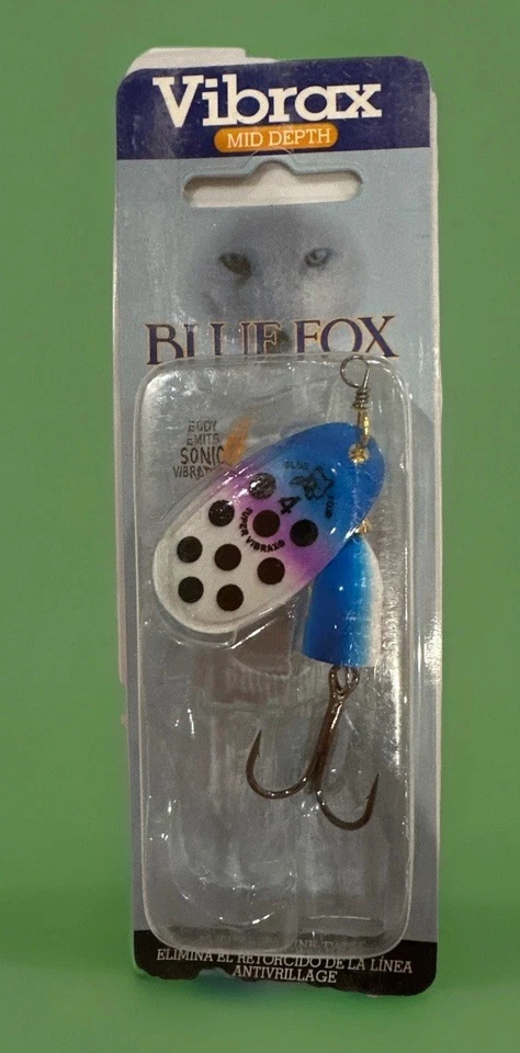 Blue Fox Vibrax Spinner 3 Pack Size 4 “Mixed Conditions Colors” Kit Trout / Bass