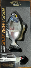 Evergreen Breamslide Combat Series Swimbait 15cm 3oz Flashing Bream #635 NEW