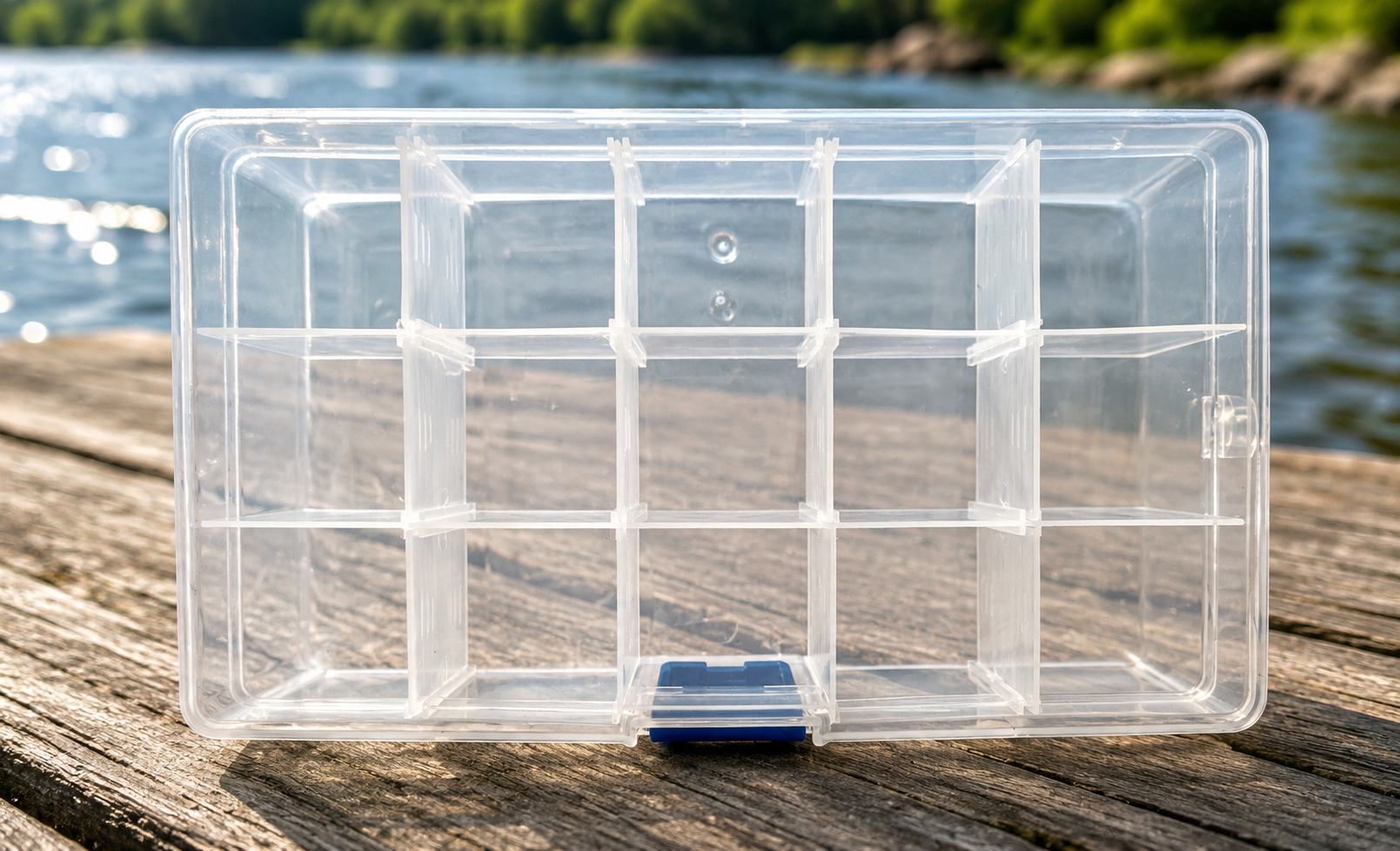 2-PACK 15-COMPARTMENT ADJUSTABLE TACKLE & ORGANIZER BOX