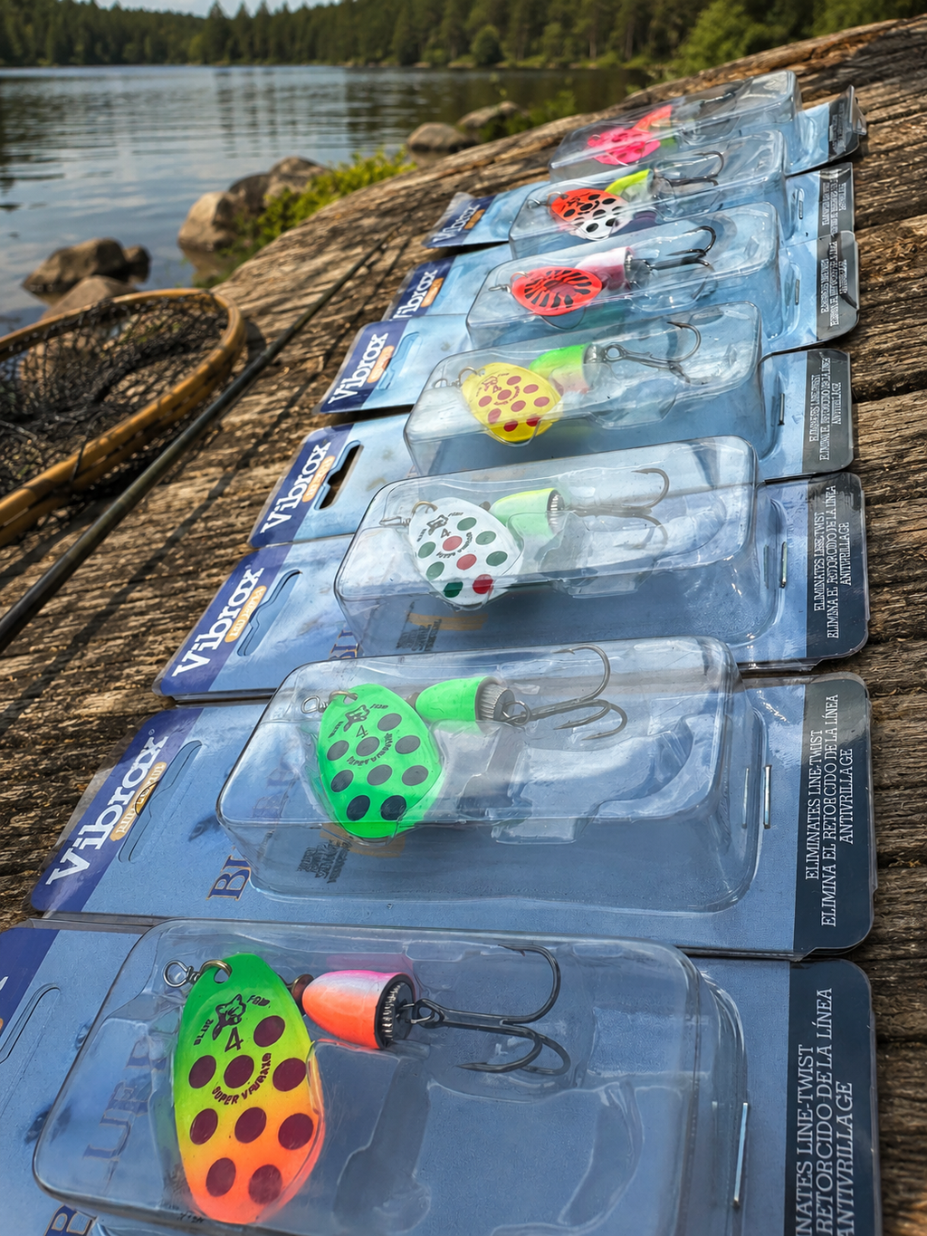 Blue Fox Vibrax #4 Mid Depth Inline Spinner 3/8 oz Choose 7 Colors