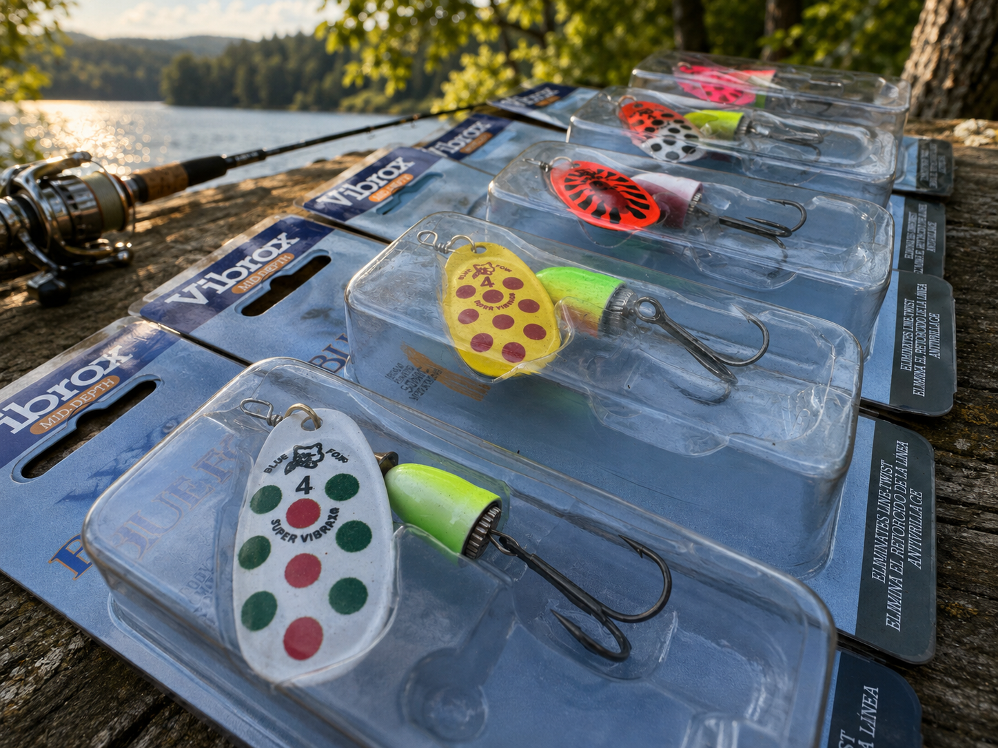 Blue Fox Vibrax #4 Mid Depth Inline Spinner 3/8 oz Choose 7 Colors