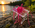Fuzzy Small Dice Soft Fishing Bait 2-Pack Pink or Green Pumpkin Bass Lure