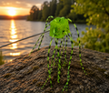 Fuzzy Dice Finesse Baits – Green Gold Flake (2 Pack)