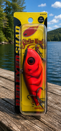 Strike King Red Eyed Shad 3/4 oz Lipless Crankbait Fire Craw Bass Lure NEW