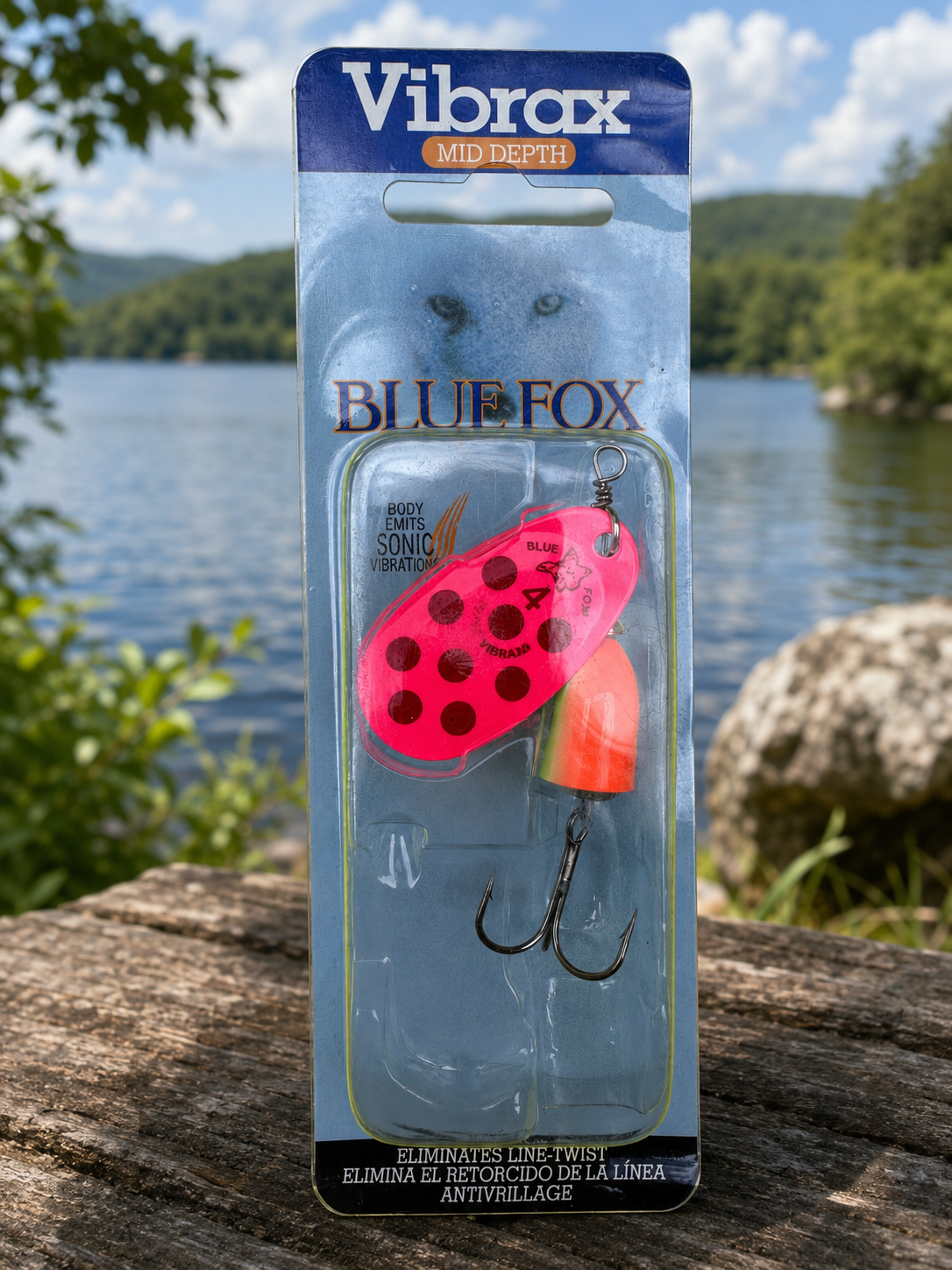 Blue Fox Vibrax #4 Mid Depth Inline Spinner 3/8 oz Choose 7 Colors