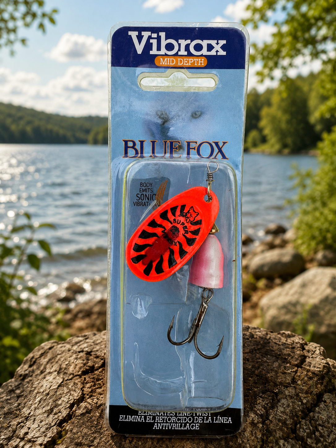 Blue Fox Vibrax #4 Mid Depth Inline Spinner 3/8 oz Choose 7 Colors