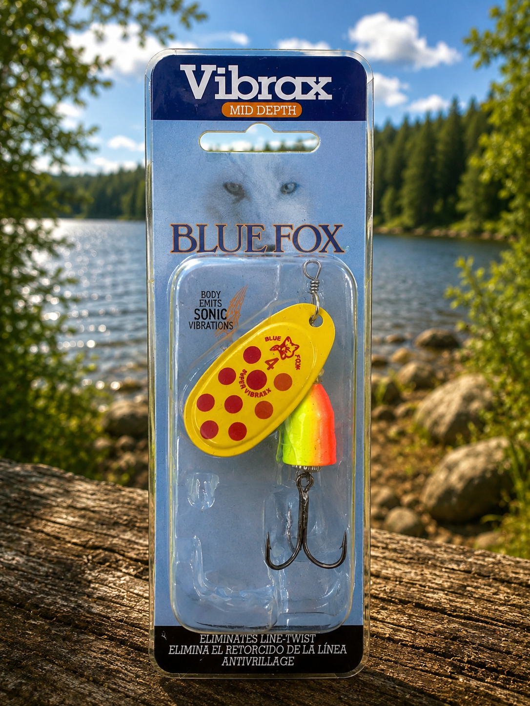 Blue Fox Vibrax #4 Mid Depth Inline Spinner 3/8 oz Choose 7 Colors