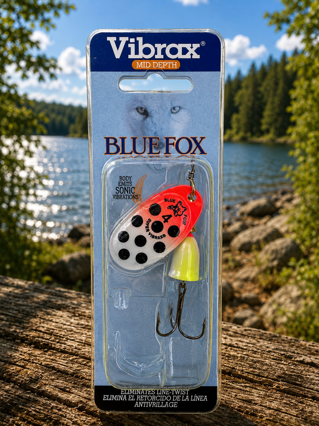 Blue Fox Vibrax #4 Mid Depth Inline Spinner 3/8 oz Choose 7 Colors