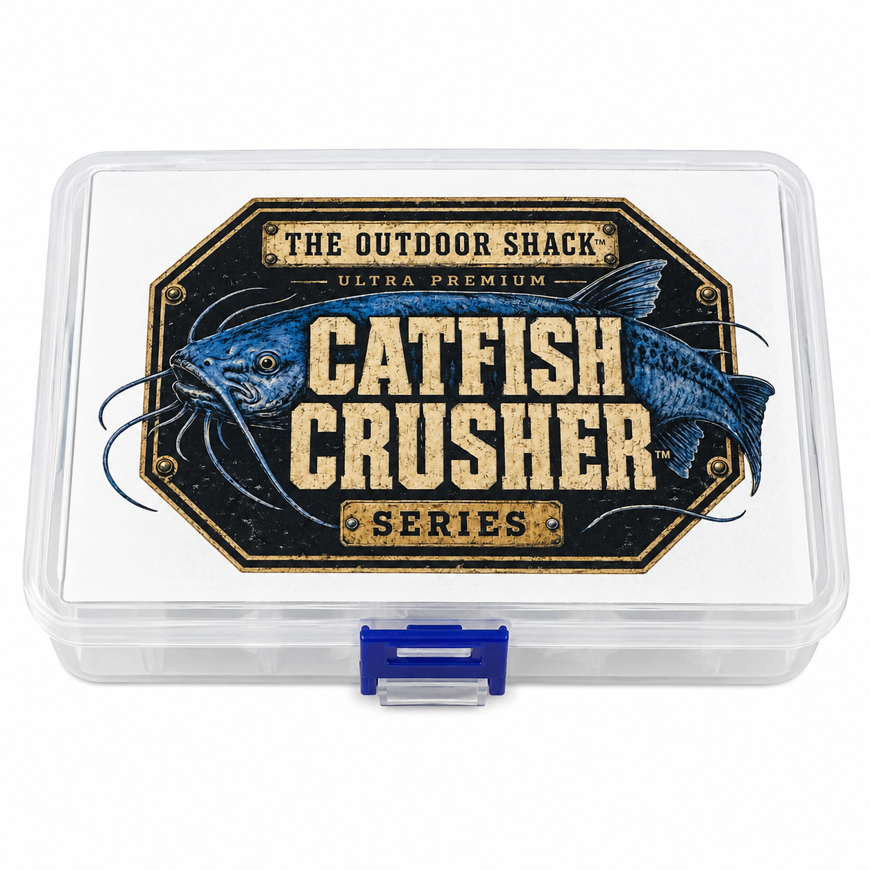 5 Catfish Pre-Tied Rigs Kit 6/0 Circle Hooks 30lb Line Floats Ready to Fish Tackle Box