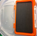Fly Fishing Jig Box w/ Slit Foam Insert Double Sided Tackle Box 4 Colors NEW