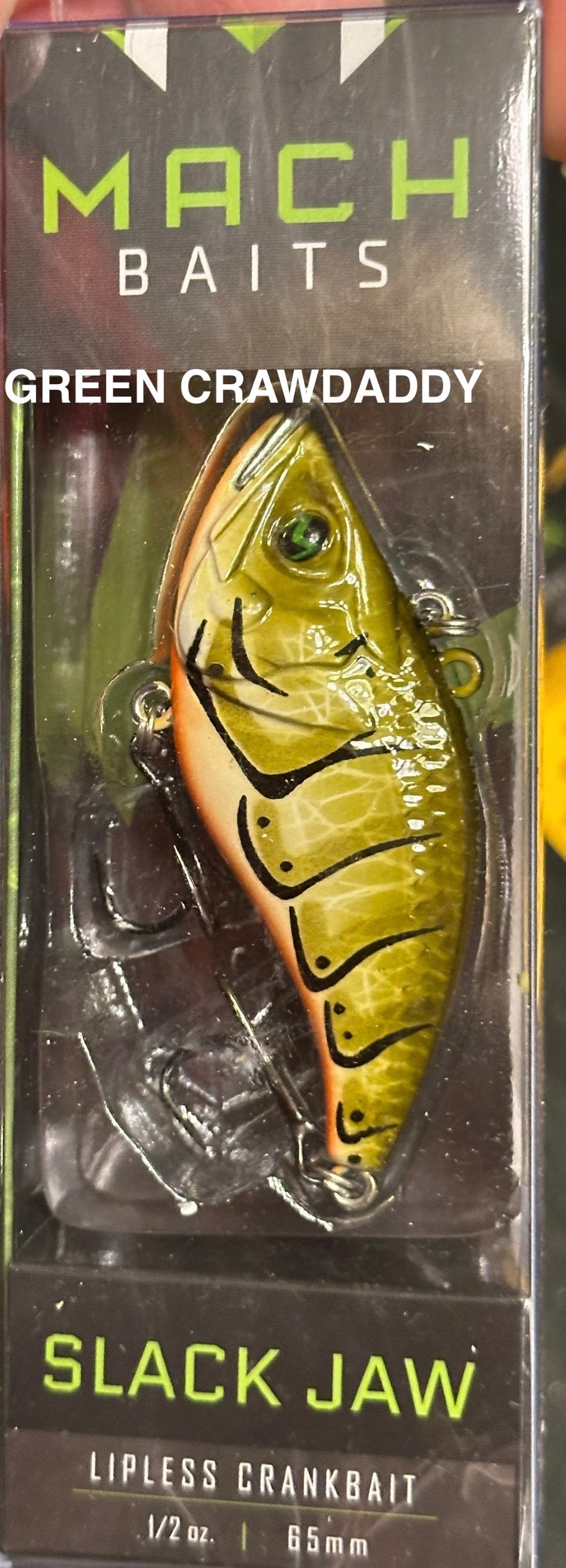 MACH BAITS SLACK JAW Lipless Crankbait 1/2 oz Spring Craw Bass Fishing Lure  - New