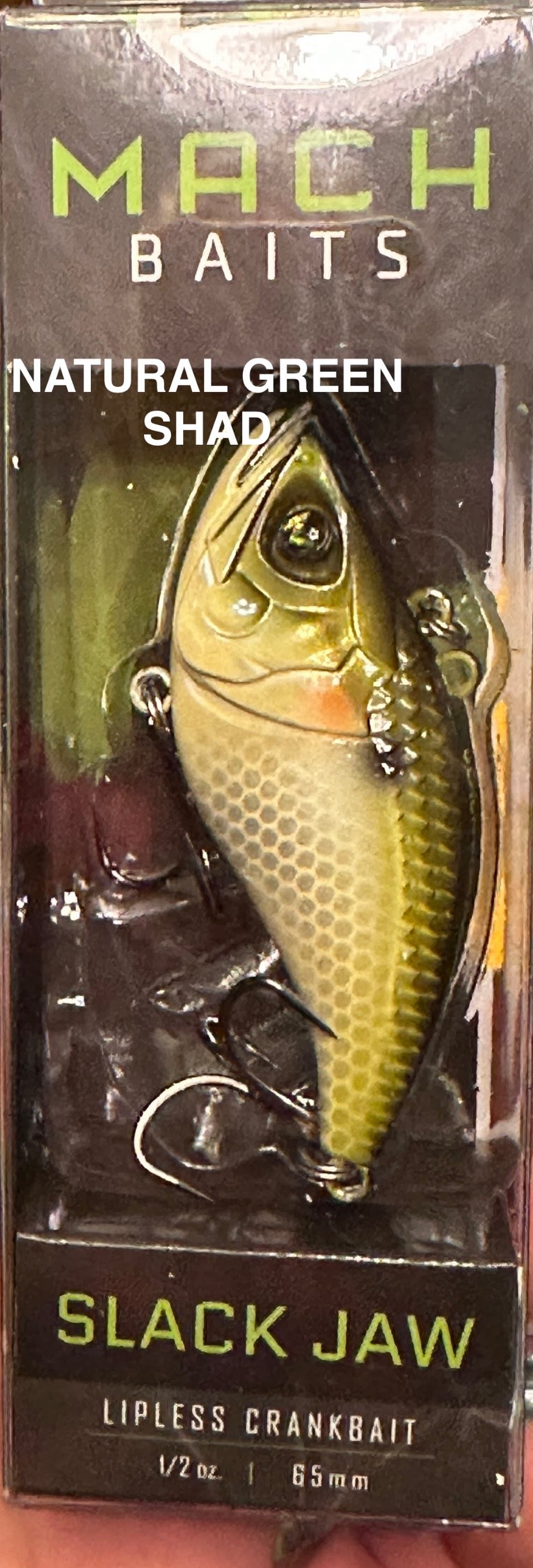 MACH BAITS SLACK JAW Lipless Crankbait 1/2 oz Spring Craw Bass Fishing Lure  - New