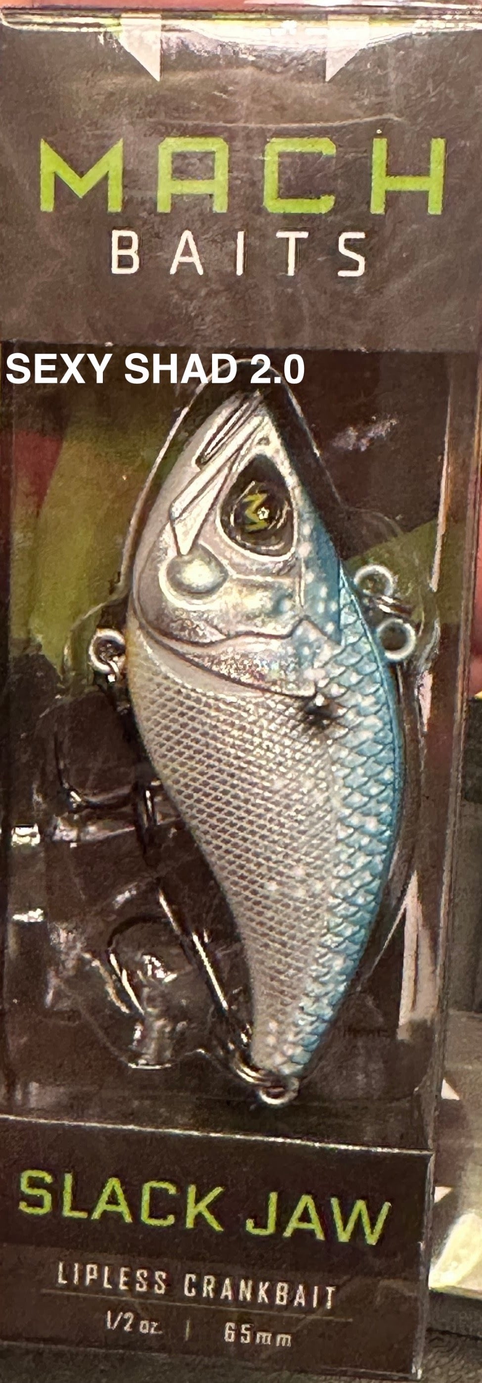 MACH BAITS SLACK JAW Lipless Crankbait 1/2 oz Spring Craw Bass Fishing Lure  - New