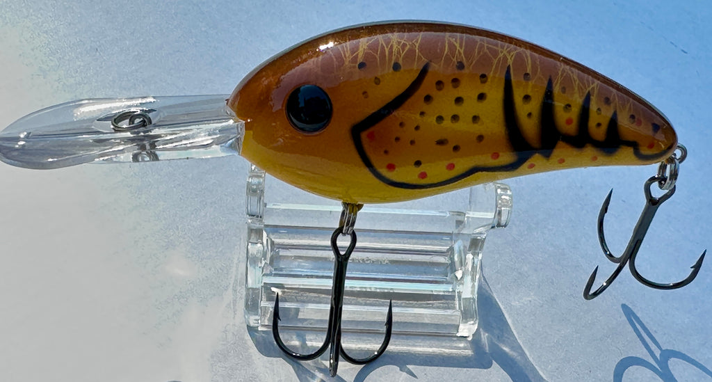 Bomber Fat Free Shad BMBD7F Muddy Craw Crankbait 3" 1oz Bass Fishing Lure