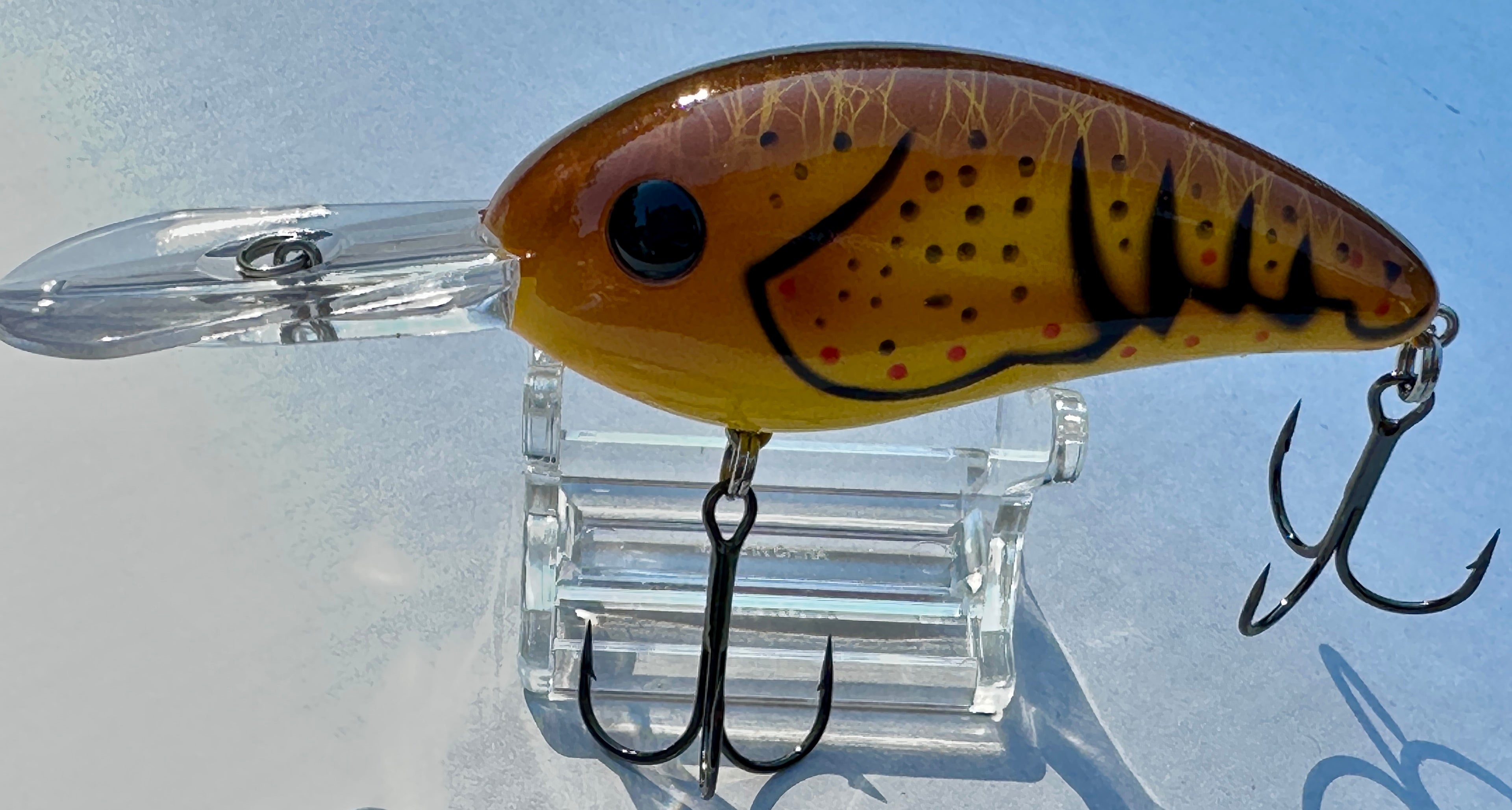 Bomber Fat Free Shad BMBD7F Muddy Craw Crankbait 3" 1oz Bass Fishing Lure
