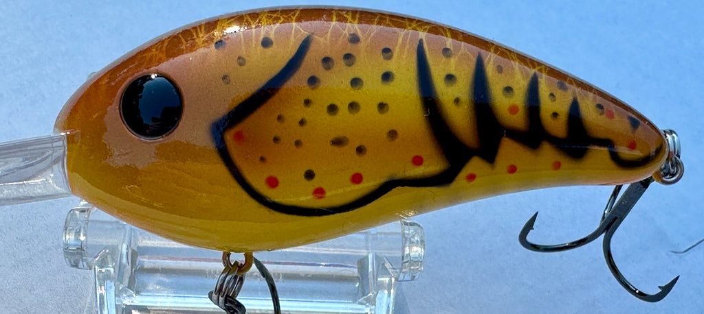 Bomber Fat Free Shad BMBD7F Muddy Craw Crankbait 3" 1oz Bass Fishing Lure