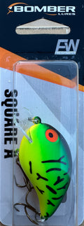 Bomber Square A Fire Tiger Squarebill Crankbait 2" Bass Fishing Lure