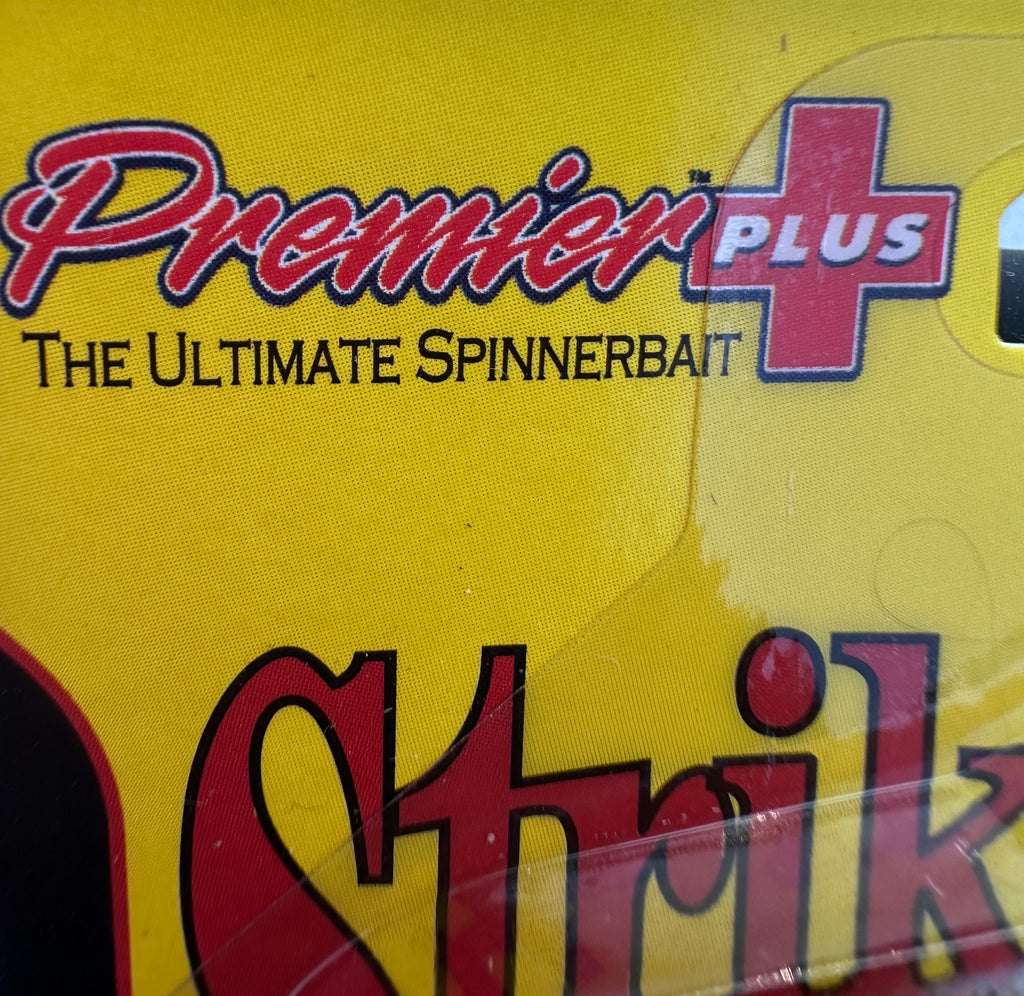 Strike King Premier Plus Spinnerbait 1/2 oz Double Willow Super White Silver Bas