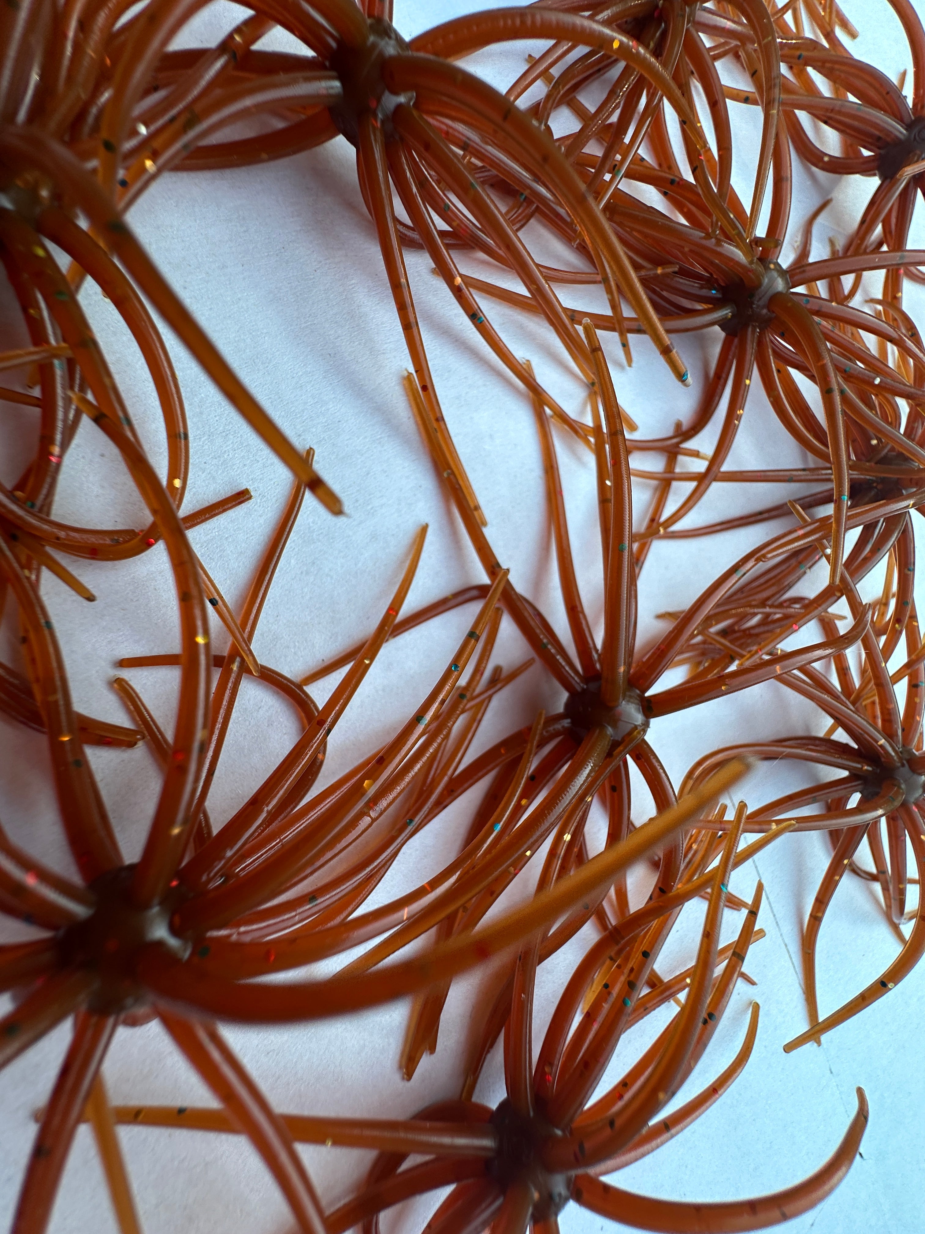 Coikie Urchin Style Bait 12mm Brown Soft Plastic Bass Lure