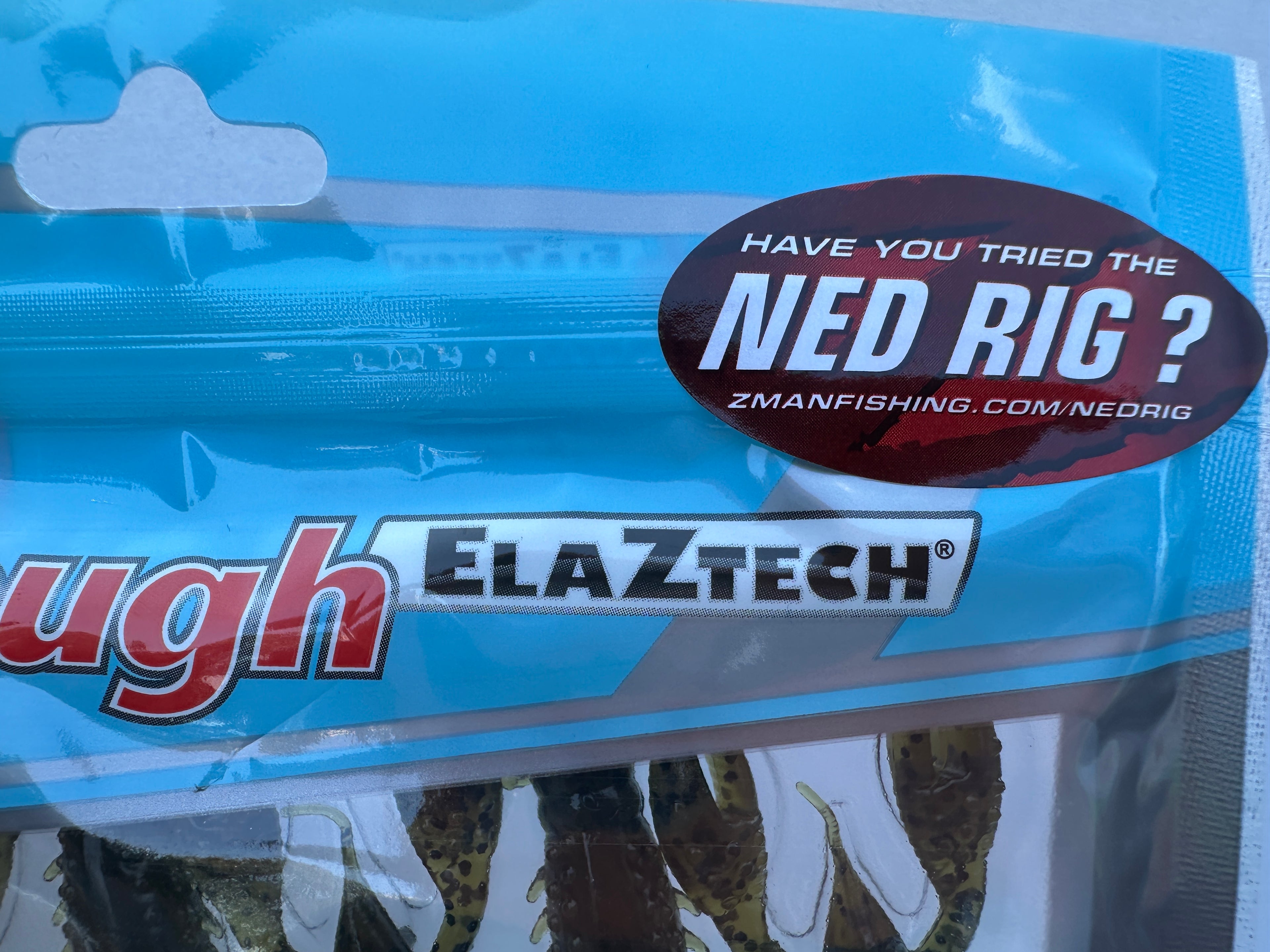Z-Man TRD CrawZ 2.5" Green Pumpkin 6pk ElaZtech Ned Rig Bass Fishing Bait