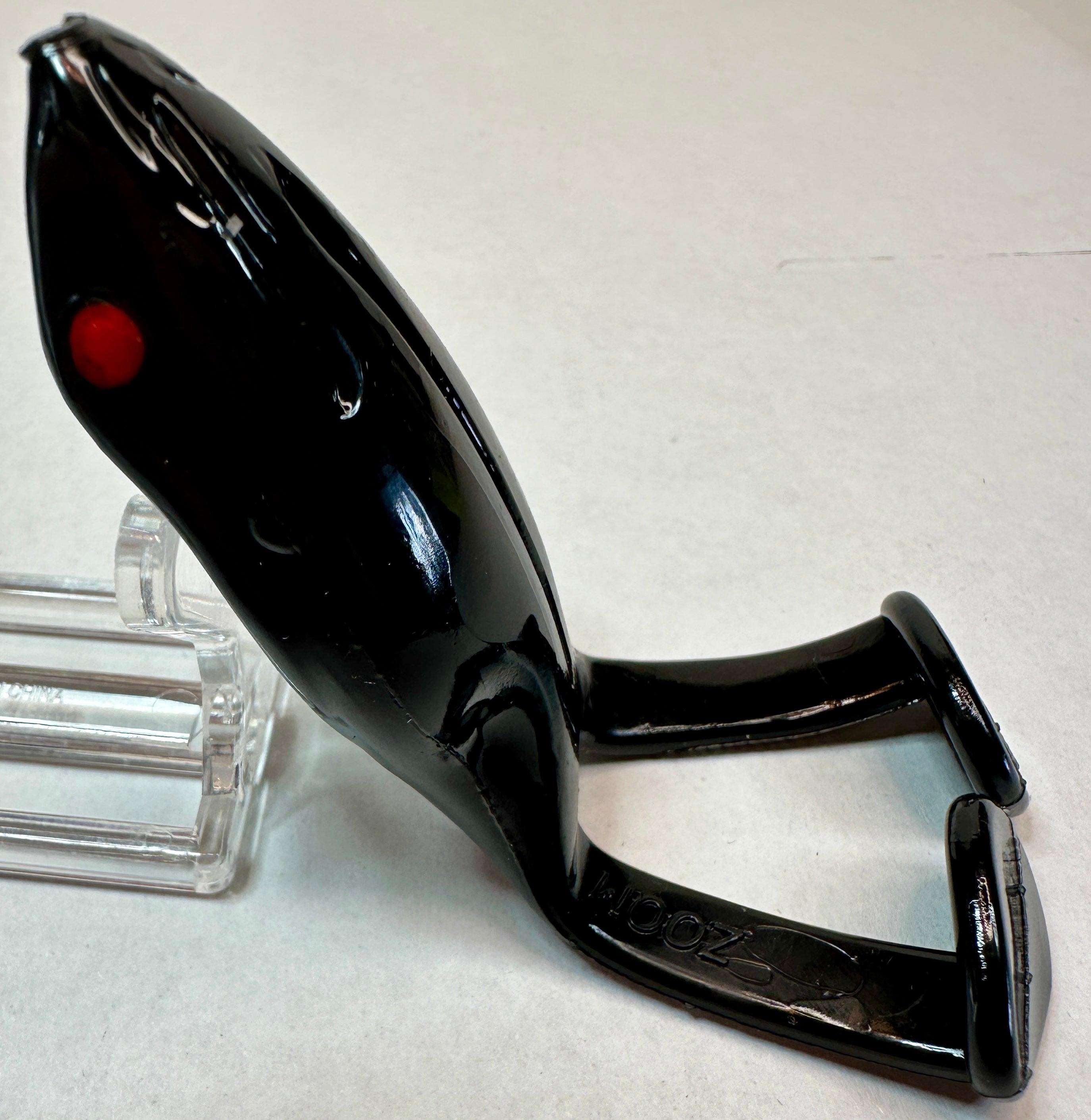 Zoom Frog Black Soft Plastic Bass Lures 3 Pack Topwater Fishing Bait