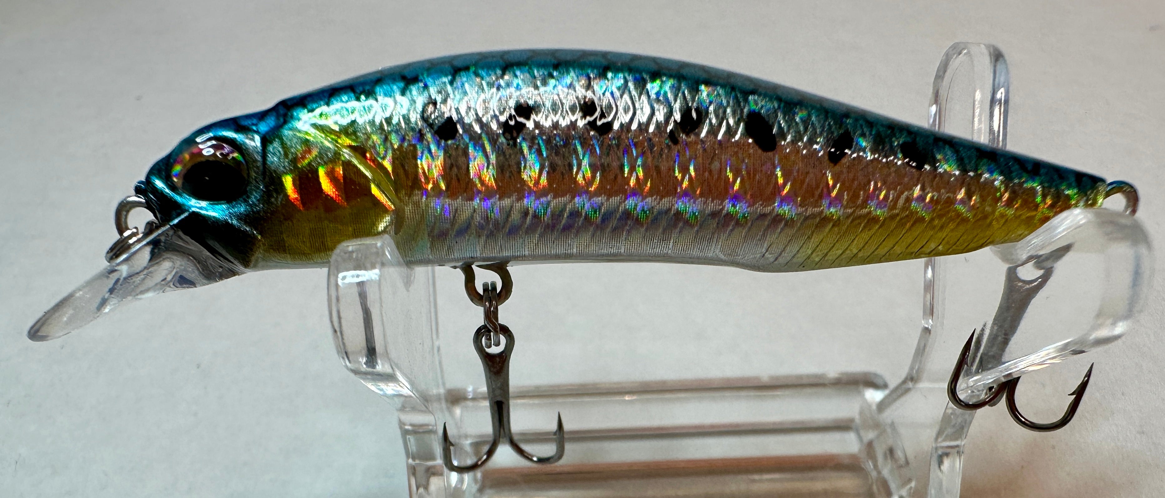 5pc Minnow Crankbait Fishing Lure Kit 3" Jerkbait Bass Trout Walleye Pike Set
