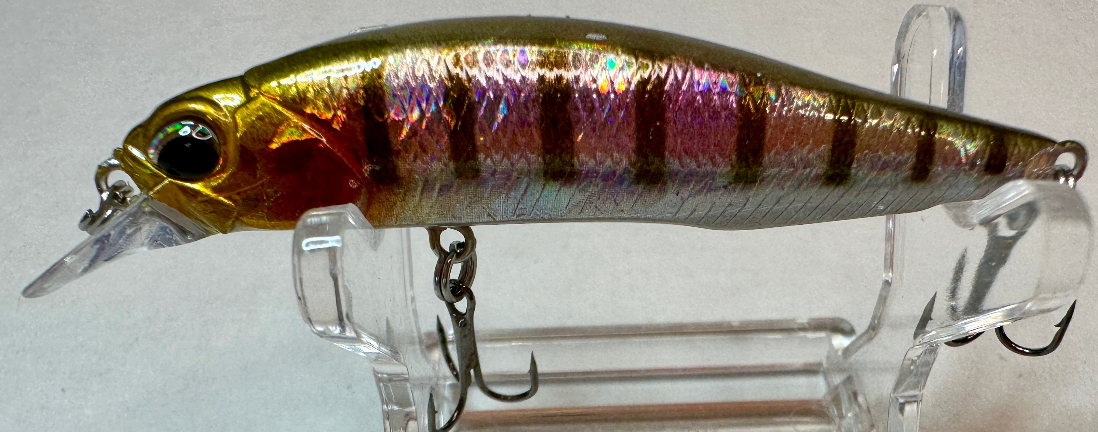 5pc Minnow Crankbait Fishing Lure Kit 3" Jerkbait Bass Trout Walleye Pike Set