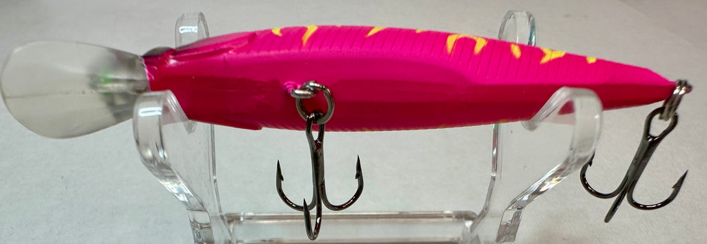 5pc Minnow Crankbait Fishing Lure Kit 3" Jerkbait Bass Trout Walleye Pike Set
