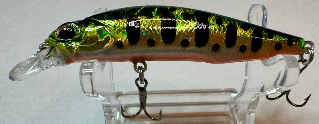 5pc Minnow Crankbait Fishing Lure Kit 3" Jerkbait Bass Trout Walleye Pike Set