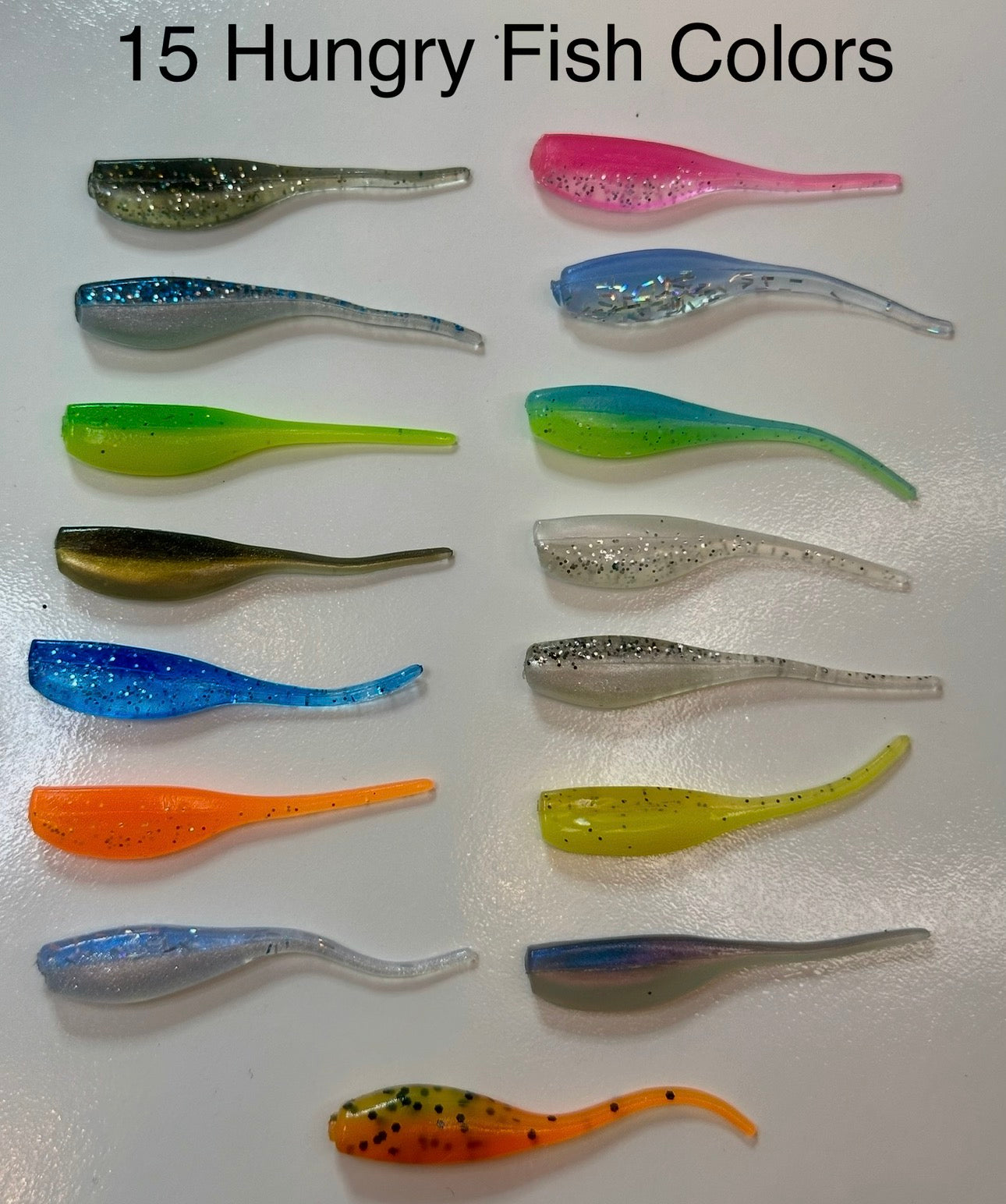 Bobby Garland Style Crappie Baits 10 Pack Pick Your Color Soft Plastic Grubs