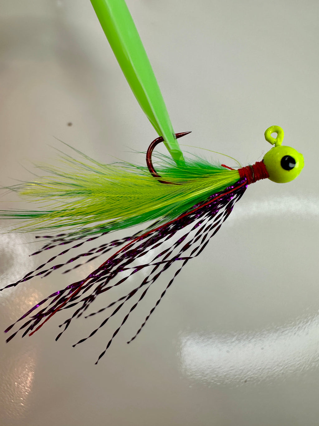 Hand Tied Flashabout Streamer Jigs 3 Pack Ultralight Fishing Jigs Trout Crappie