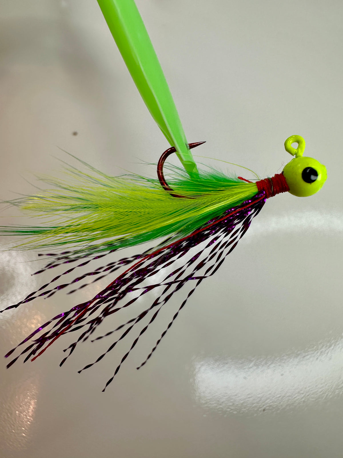 Hand Tied Flashabout Streamer Jigs 3 Pack Ultralight Fishing Jigs Trout Crappie