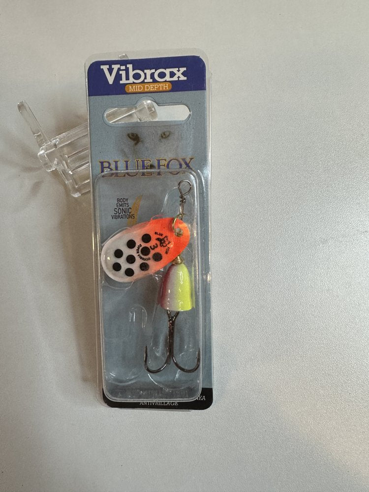 #06 Orange to White Fade with Black Dots, package front