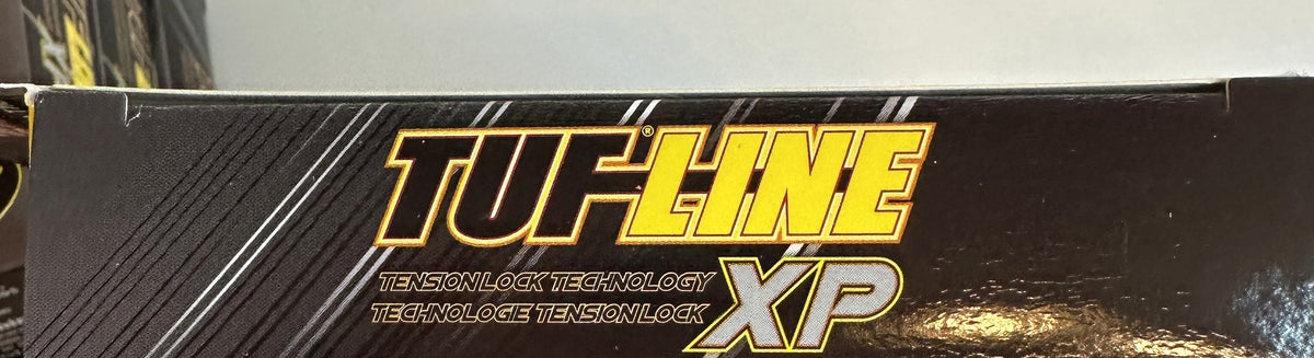 TUF-LINE XP Braided Fishing Line 50 lb Test 150 Yards Green — box side panel
