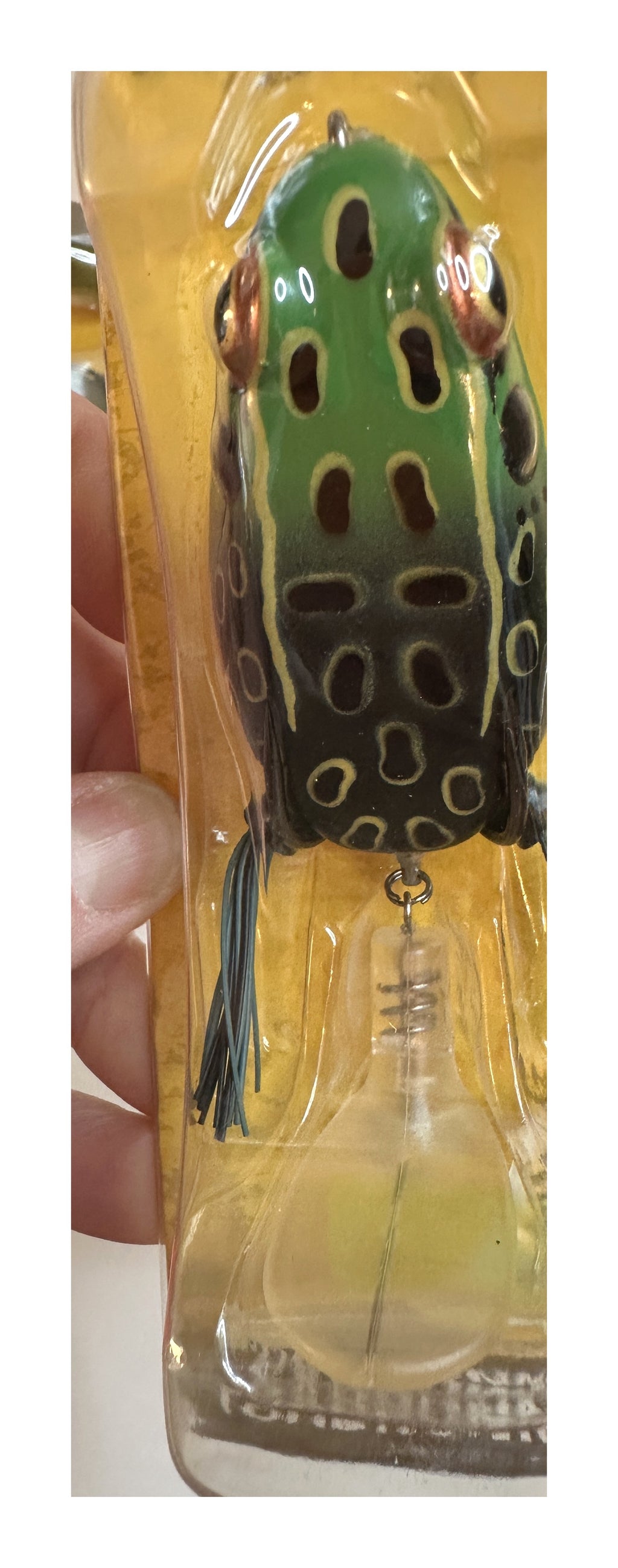 BOOYAH Toadrunner Bullfrog close-up in hand
