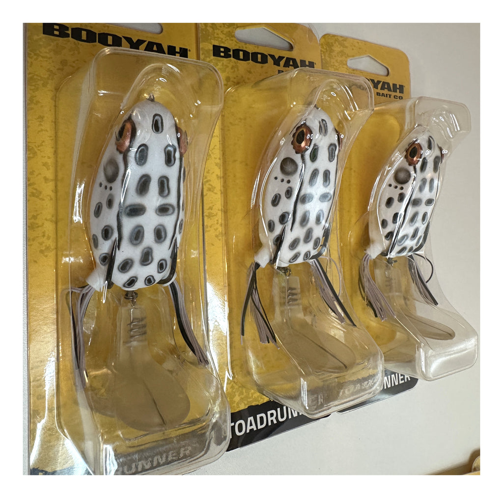 BOOYAH Toadrunner Albino Frog packages, group of three