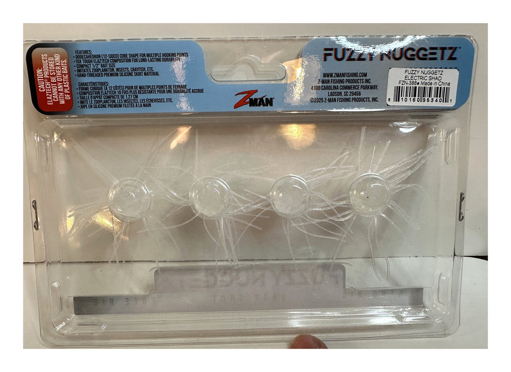 Z-Man Fuzzy Nuggetz 0.5" Cube Bait 4-Pack | ElaZtech | The Outdoor Shack